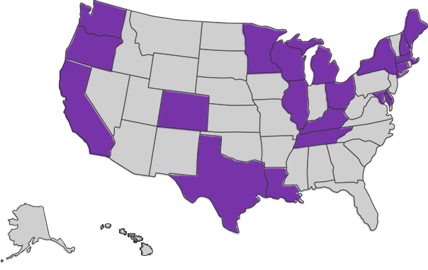 United States map